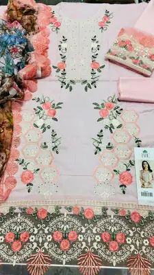 JADE HIT CODE 3 Pcs Unstitched Embroidered Suit thumbnail 3