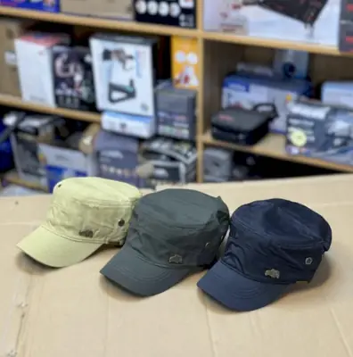 New lot Men's Jeep Military Cap Cotton Adjustable Black Green
