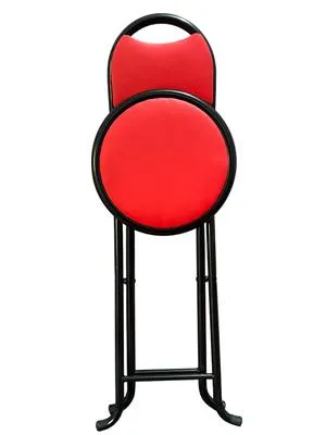 Red Folding Chair Portable Office Prayer Use 120kg