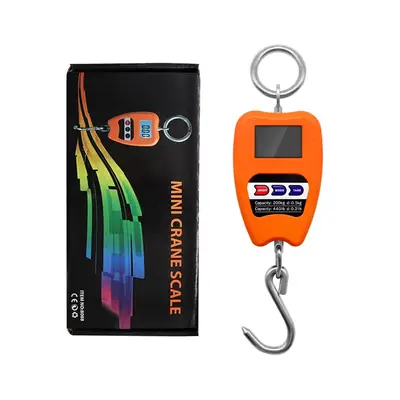 Portable Crane Scale 200kg Weight LED Display Industry Heavy Duty Hanging Hook Scales