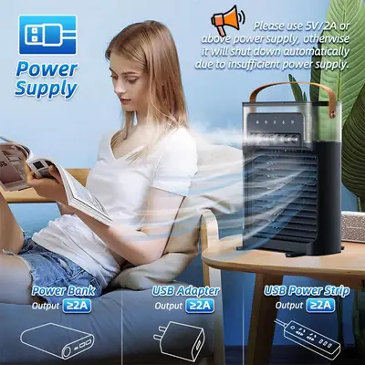 USB Rechargeable Fan thumbnail 2