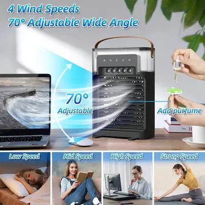 USB Rechargeable Fan thumbnail 6