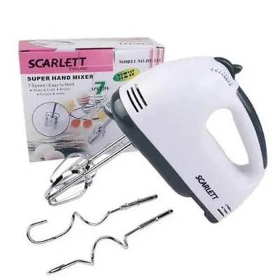 Easy Grip Stainless Steel Egg Beater - 1 Pc for Effortless Mixing thumbnail 3