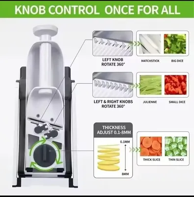Vegetable Slicer 5in 1 ABS Plastic thumbnail 3