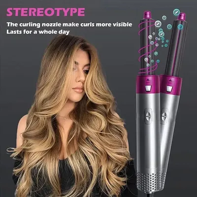 5in 1 Hair Straightener pink thumbnail 2
