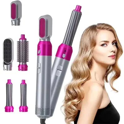 5in 1 Hair Straightener pink thumbnail 7