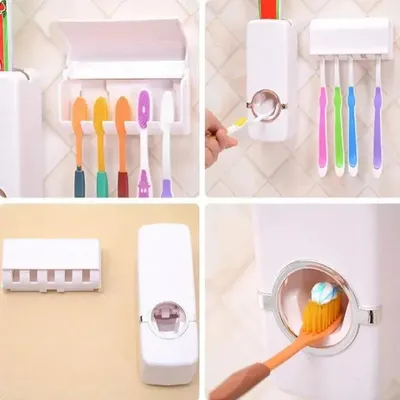 Toothpaste Dispenser And Brush Holder thumbnail 2