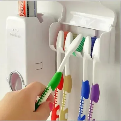 Toothpaste Dispenser And Brush Holder thumbnail 4