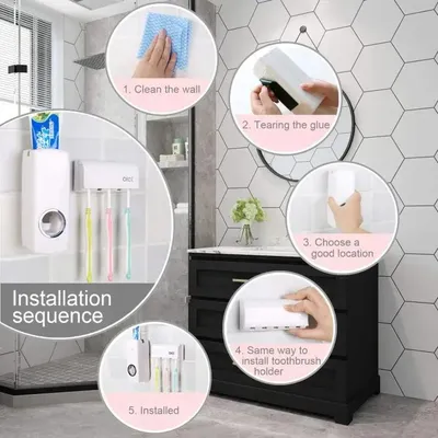 Toothpaste Dispenser And Brush Holder thumbnail 6