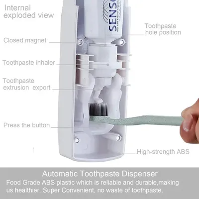 Toothpaste Dispenser And Brush Holder thumbnail 7