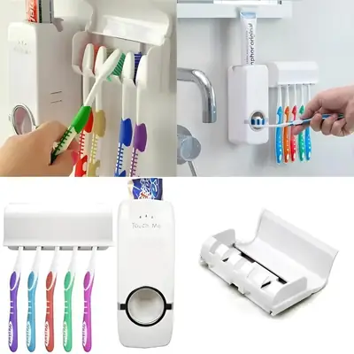 Bathroom Organization Toothpaste Dispenser thumbnail 4
