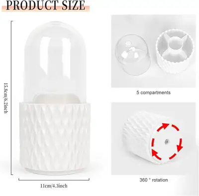  Makeup Brush Organizer
