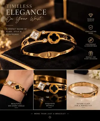 1 Pc Antique Design  Kara Bangle