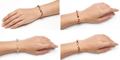 1 Pc Crystal Tulip Bracelet