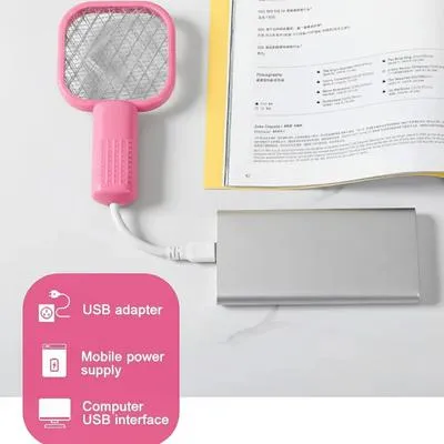 Electric Mosquito Killer Lamp Silent Safe Plug-in Black thumbnail 4