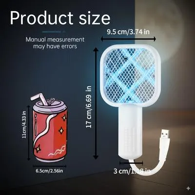 Electric Mosquito Killer Lamp Silent Safe Plug-in Black thumbnail 6