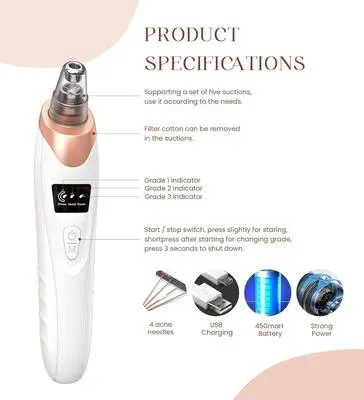 5-in-1 Electric Blackhead Remover USB Rechargeable thumbnail 2
