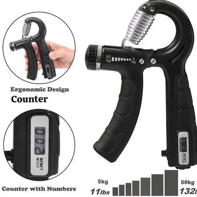 Adjustable Hand Gripper 5-60kg With Counter thumbnail 2