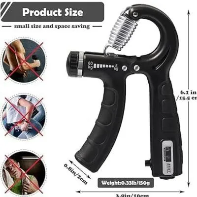 Adjustable Hand Gripper 5-60kg With Counter thumbnail 5