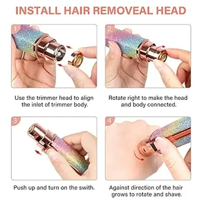 2 in 1 Rechargeable Facial Hair Remover thumbnail 3