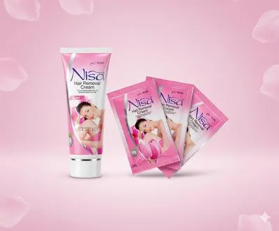 Painless Hair Removal Cream 50ml Sensitive Skin Pakistan thumbnail 3