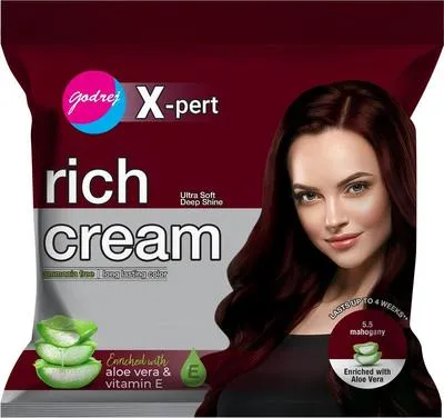Premium Hair Cream Mahogany Shade 4 Weeks Shine thumbnail 2