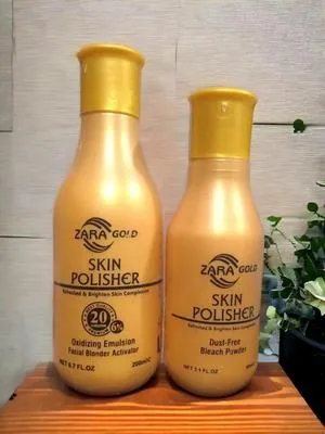 ZARA 24k Gold Skin Polisher 200ml & 100ml thumbnail 2
