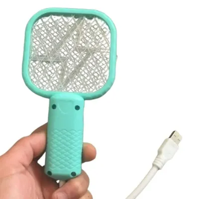 Portable Electric Mosquito Swatter Green 3cm thumbnail 2