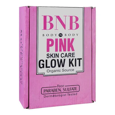 BNB Pink Face Glow Kit | 3-in-1 Skincare Wash Mask SPF Protection Set thumbnail 4