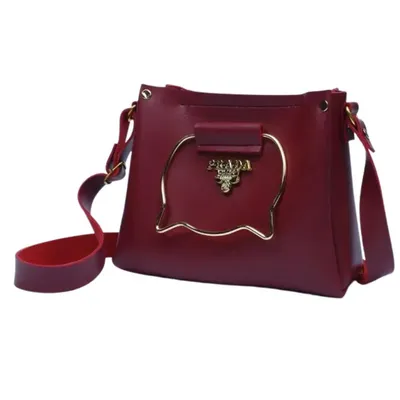 Women's PU Leather Plain Shoulder Bag thumbnail 4