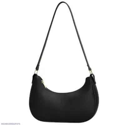 Women's PU Leather Plain Shoulder Bag thumbnail 1