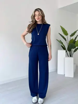 2 Pcs Women's Stitched Jersey Plain Co-Ord Set