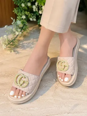 Women's Cork Formal Slippers thumbnail 2