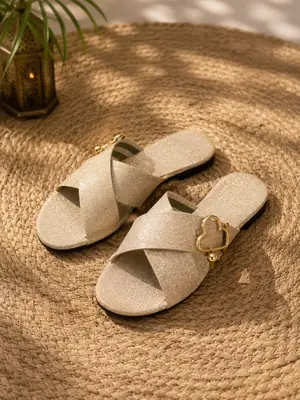 Women's Cork Casual Slippers thumbnail 2