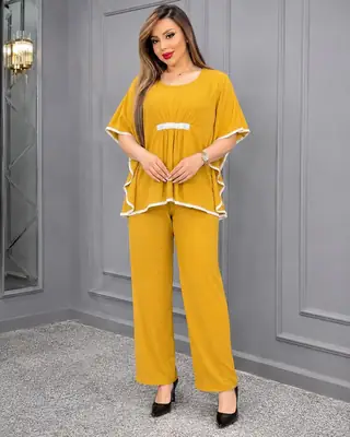 2 Pcs Women's Stitched Jersey Printed Night Suit