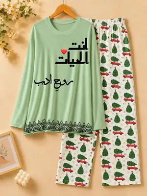 2 Pcs Women's Stitched Cotton Jersey Printed Night Suit