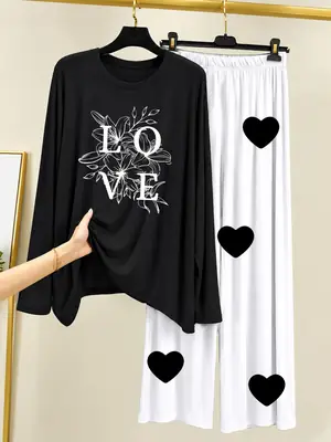 2 Pcs Women's Stitched Cotton Jersey Printed Night Suit