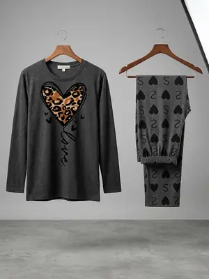 2 Pcs Women's Stitched Cotton Jersey Printed Night Suit