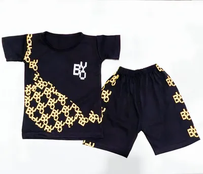 2 Pcs Girl's Stitched Cotton Jersey Printed Pajama And Shirt thumbnail 2