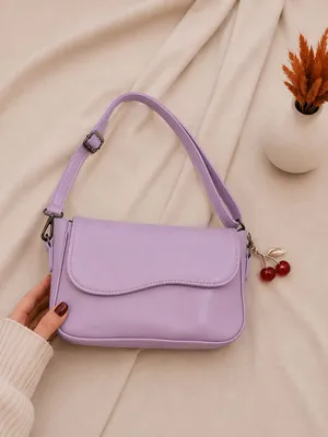 Girl's PU Leather Plain Shoulder Bag thumbnail 2