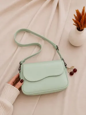 Girl's PU Leather Plain Shoulder Bag thumbnail 2