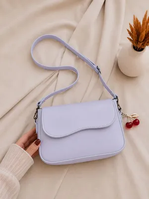Girl's PU Leather Plain Shoulder Bag thumbnail 2