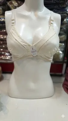 Cotton Lace Work Lightweight And Breathable Bra Top thumbnail 2