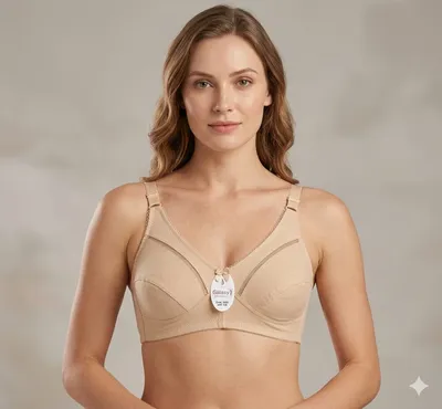 Cotton Lace Work Lightweight And Breathable Bra Top thumbnail 3