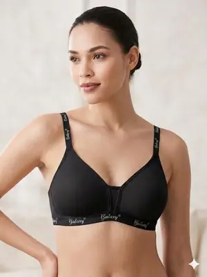 Jersey Plain Padded Bra thumbnail 3