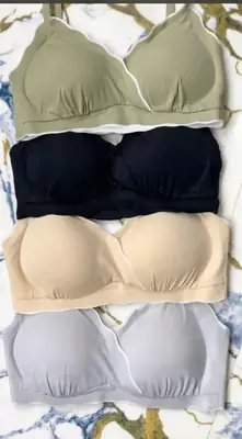Jersey Plain Pushup Push Up Bra thumbnail 2