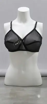 Net Plain Light Weight Bra Top thumbnail 3