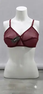 Net Plain Light Weight Bra Top thumbnail 3