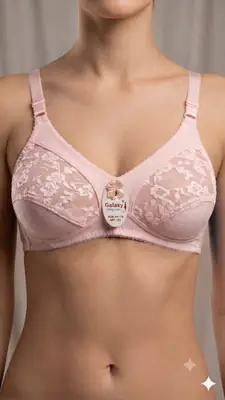 Cotton Embroidered Light Weight Bra Top