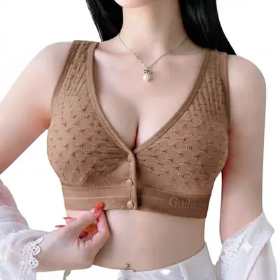 Jersey Chikan Embroidered Padded Bra Top thumbnail 3